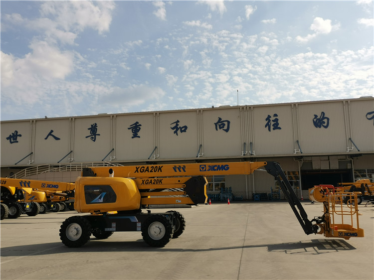 XCMG official 20m aerial work platform XGA20K mobile hydraulic new articulated boom lift price